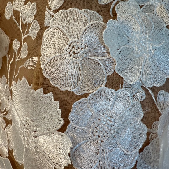 Bronx and Banco White Floral Mini Dress - Picture 13 of 16